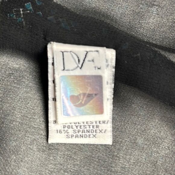 Diane Von Furstenberg DVF Women Full Zip Short Boxy Blazer Jacket Black Blue 14 - Picture 11 of 12